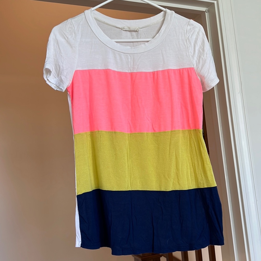 Color block t shirt